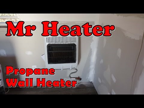 Mr Heater Vent-Free Propane Wall Heater and Propane Tank for the Off Grid Homestead