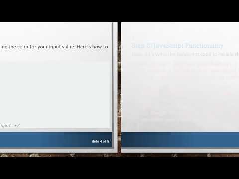 How to Change the Font Color of User Input Value in JavaScript