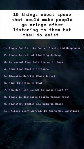 Here are 10 cringe-worthy facts about space that are weird, unsettling & bizarre but absolutely real