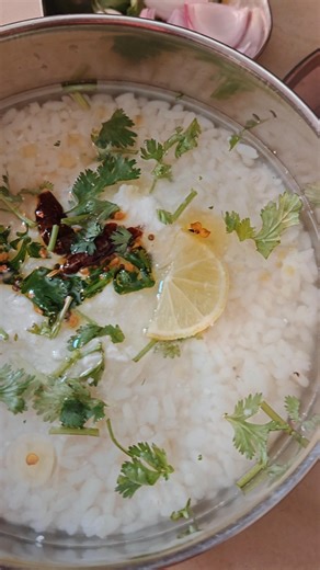 Odisha Famous Authentic Food Dahi Pakhala 🫰😊#shortsviral #odisha #shorts #pakhala