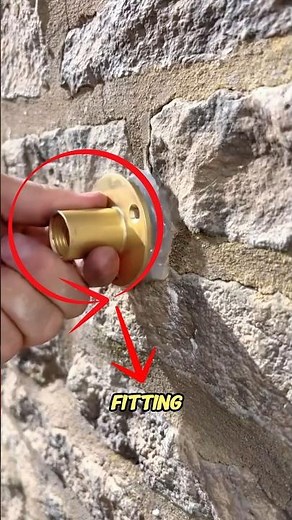 Precision Wall-Mounted Brass Pipe Fitting Installation – Professional Plumbing Tutorial.