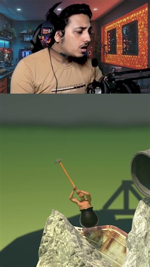 “Getting Over It Rage Moment 😡💥 | Mouse Venge Dilam 😭🔥 | Funniest Gaming Shorts”