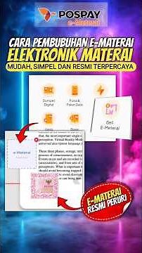 Cara Pembubuhan E materai pada dokumen secara online #ematerai #posindonesia #kantorpos #tutorial