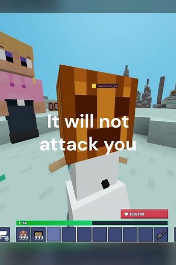 How to Spawn a Snow Golem in Bloxd.io! #minecraft #bloxd #bloxdio