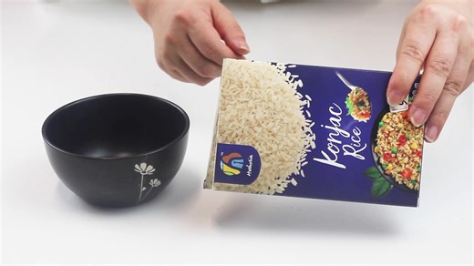 Diet Food Konjac Glucomannan Dried Konjac Rice with Gluten Free