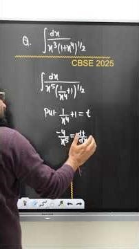 Class 12th maths indefinite integration most important question for board exam 2026 #educational