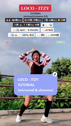 Itzy Loco Dance Tutorial: Mirrored & Slowmo