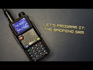 Manually Programming the Baofeng 5RM (Without CHIRP)