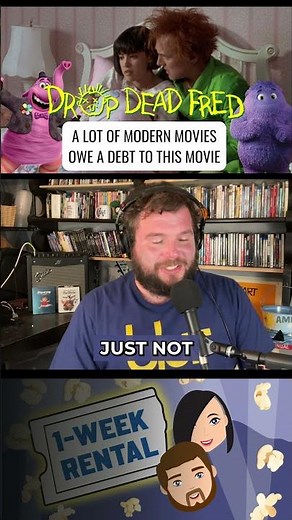 A lot of modern movies and TV shows owe a debt to Drop Dead Fred #moviepodcast #90smovies
