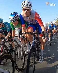 4.3M views · 82K reactions | Warning: don't try this at home!  The UAE Tour always produces intense sprint stages  This year's race takes place from Feb 20-26  ______  #UAETour | Velon CC | Facebook