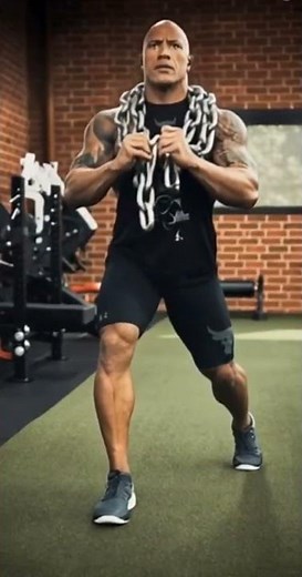 "The Rock Level Workout with Chains! 💪 | Beast Mode Activated" #therock #shorts