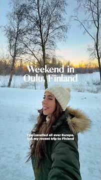 🇫🇮 European Capital of Culture: Oulu, Finland #oulu #finlandtravel #visitfinland
