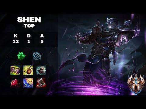 Top Shen vs Shyvana - Challenger League of Legends Replay