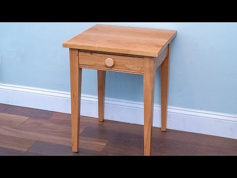 How to make a simple shaker table. Easy woodworking project.