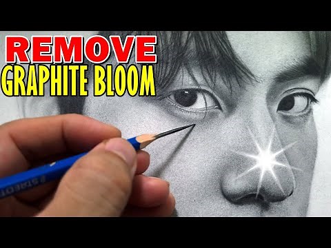 YES!...Graphite 'SHINE' SOLVED! Realistic Pencil Drawing Tutorial