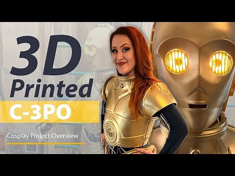 I 3D Printed a C-3PO Cosplay!