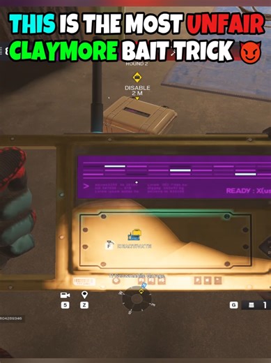 The Most Unfair Invisible Claymore Bait Trick in Rainbow Six Siege