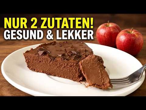 Just Apples and Chocolate! A healthy, no-bake dessert that's super easy!