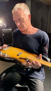 Sting showing off his 1954 P-Bass | Bass Magazine