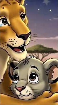 The Brave Grey Lion Cub | Magical African Adventure #kidsstory #cartoon #juniorstory #animalstory