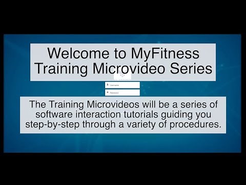 myFitness Tutorials - Accessing Fitness Assessment Results