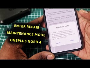 How To Enter & Exit Repair Mode [Maintenance] On OnePlus Nord 4! (For Service Center)