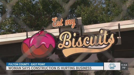 East Point restaurant struggles behind construction zone - NewsBreak