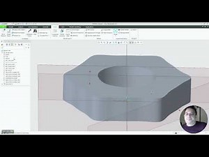 Draw extrusion with hole on Creo using ProToolkit