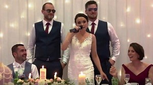Video: Bride sings 'Ice Ice Baby' rap song on her wedding, startles husband & guests | Video: Bride sings 'Ice Ice Baby' rap song on her wedding, startles husband & guests