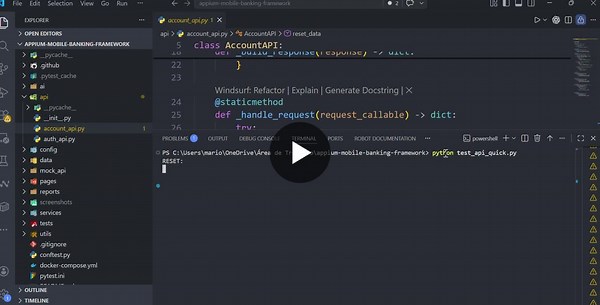 #qa #testautomation #python #api #softwaretesting #qualityengineering #automationframework | Mario Lima