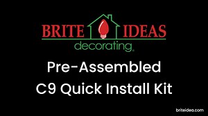 49 reactions | Do MORE installs in LESS time with Brite Ideas' Pre-Assembled C9 Quick Install Kit! No more pre-bulbing or pre-clipping Ready to go right out of the box 200' long with 15" spacing Multiple color options Call 402-553-1178 to learn more or purchase on our site: https://www.briteidea.com/pre-assembled-c9-quick-install-kit.html | Brite Ideas Decorating | Facebook