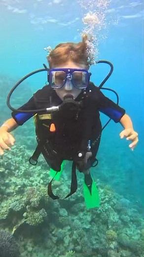 Did you know your kids can get scuba certified from age 10? 😍 Join our PADI Junior Open Water Diver course and let them explore the amazing underwater world safely and confidently! 🤿💙 📩 Message us to learn more! Call 📞 us # #openwater #diving #kidsactivitiesideas | Ohana divers