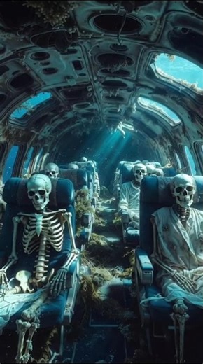 What Was Left Inside This Sunken Airplane…