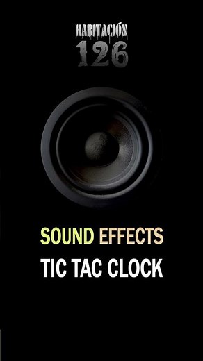 Tic Tac Clock Sound Effect #soundeffects #clock #reloj