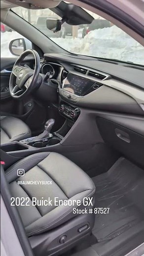 Inside the 2022 Buick Encore GX