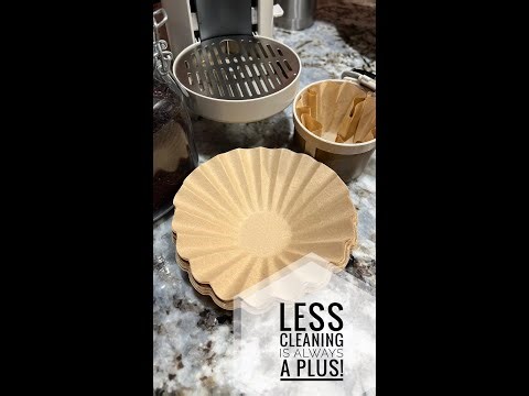 New find of the day! MIMORE Coffee Filters - 150 PCS Disposable Coffee Paper Filters for Ninja Pods