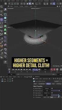 Cloth in Cinema 4D in 30 Seconds!
