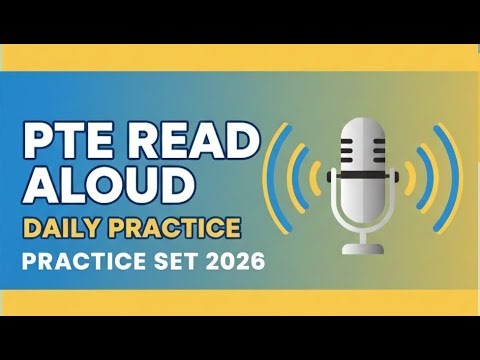 🎧 PTE Read Aloud: ULTIMATE PRACTICE Set 2026
