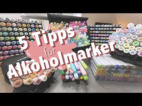 5 Tipps zum Malen mit Alkoholmarkern