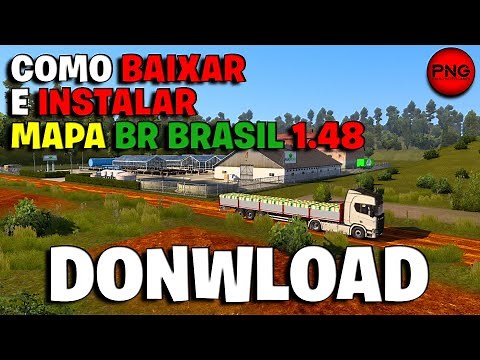 ETS2 - COMO BAIXAR E INSTALAR MAPA BR BRASIL 1.48 - ETS2 1.48 TUTORIAL 2023