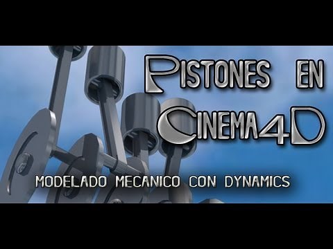 PISTONES MECANICOS CINEMA 4D
