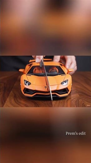 relaxing cake lamborghini cutting ASMR 🚗 #trending #asmr #relaxing #satisfying #lemborghini #cake