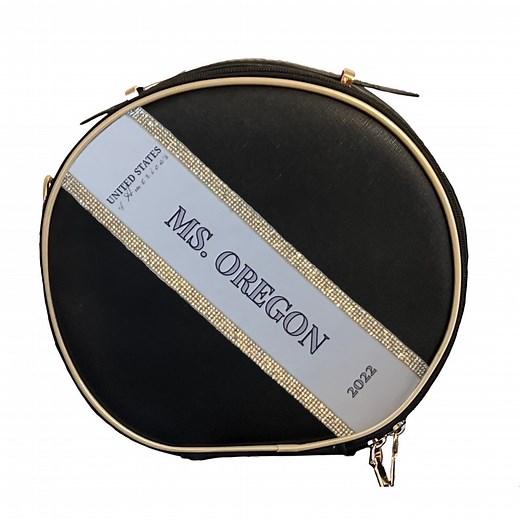 Black Crown & Sash Travel Case | Pageant Crown Box, Competition Crown Storage, Titleholder Keepsake - Etsy
