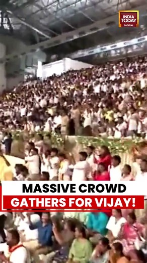 Vijay Oath Ceremony: Massive Crowd Gathers In Chennai Ahead Of Tamil Nadu CM Oath Ceremony #VIJAY