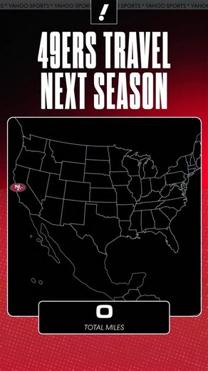 The 49ers will be stacking up frequent flyer miles next season ✈️ | Yahoo Sports