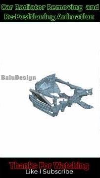 Car Radiator Animation Balu Design #automobile