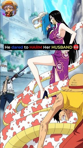Hancock Protects Luffy from Smoker 😤 | One Piece #onepieceedit