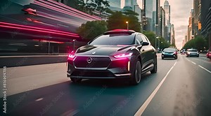 Autonomous Self-Driving Car Seamlessly Overtaking Vehicles on City Highways