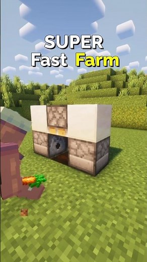 Minecraft Super Fast Farm – Easy & Efficient Build | CupSapling #minecraft #redstone #farm
