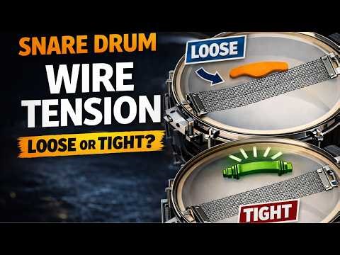 SNARE WIRES: The SECRET to a CRISP Snare Sound (Don't Miss This!)